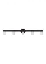 VC Modern TECH Lighting KWBA27627B - Kelly Wearstler Esfera 5-light dimmable LED large bath vanity with nightshade black finish