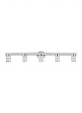 VC Modern TECH Lighting KWBA27627N - Kelly Wearstler Esfera 5-light dimmable LED large bath vanity with polished nickel finish