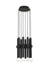 VC Modern TECH Lighting 700TRSPGYD8RB-LED930 - Guyed 8 Light Chandelier