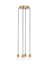 VC Modern TECH Lighting SLCH39027NB - Lassell Accent 4 Light Chandelier