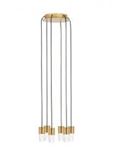 VC Modern TECH Lighting SLCH39127NB - Lassell Accent 6 Light Chandelier