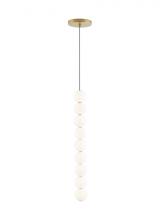 VC Modern TECH Lighting 700TDOBT9NB-LED927 - Orbet 9-Light Pendant