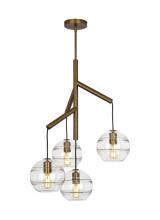 VC Modern TECH Lighting 700SDNMPR1CR - Sedona Single Chandelier