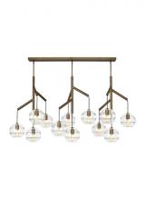 VC Modern TECH Lighting 700SDNMPL3CR - Sedona Triple Chandelier