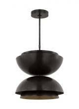 VC Modern TECH Lighting SLPD13227BZ - Shanti Large Double Pendant