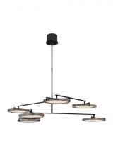 VC Modern TECH Lighting CDCH17327WOB - Shuffle Large Chandelier