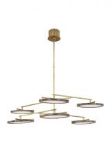 VC Modern TECH Lighting CDCH17327WONB - Shuffle Large Chandelier