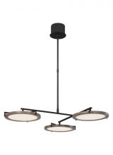 VC Modern TECH Lighting CDCH17227WOB - Shuffle Medium Chandelier