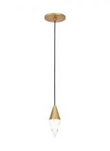 VC Modern TECH Lighting 700TRSPTRT1RNB-LED930 - Turret 1 Light Pendant