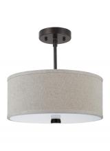 Studio Co. VC 77262-710 - Dayna Shade Pendants contemporary 2-light indoor dimmable flush or semi-flush convertible ceiling mo