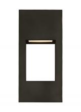 Studio Co. VC 8557793S-71 - Testa modern 2-light LED outdoor exterior small wall lantern in antique bronze finish with satin etc