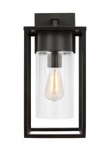 Studio Co. VC 8731101-71 - Vado modern 1-light outdoor large wall lantern in antique bronze finish with clear glass panels