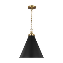 Studio Co. VC CP1271MBKBBS - Wellfleet Medium Cone Pendant