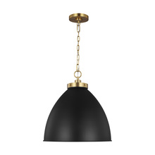 Studio Co. VC CP1301MBKBBS - Wellfleet Large Dome Pendant