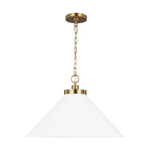 Studio Co. VC CP1311MWTBBS - Wellfleet Wide Cone Pendant