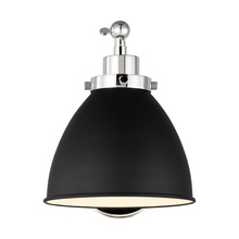 Studio Co. VC CW1131MBKPN - Wellfleet Single Arm Dome Task Sconce