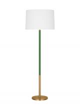 Studio Co. VC KST1051BBSGRN1 - Monroe Modern 1-Light Indoor Large Floor Lamp