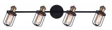  IT704A04BKG - Vox 4 Light Track Lighting, Black Finish