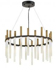 Fredrick Ramond FR30706BLK - Medium LED Single Tier Chandelier