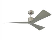 VC Monte Carlo Fans 3ADR52BS - Adler 52-inch indoor/outdoor Energy Star ceiling fan in brushed steel silver finish
