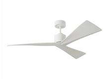 VC Monte Carlo Fans 3ADR52RZW - Adler 52-inch indoor/outdoor Energy Star ceiling fan in matte white finish with matte white blades