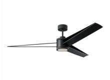 VC Monte Carlo Fans 3AMR60MBKD - Armstrong 60-inch indoor/outdoor Energy Star integrated LED dimmable ceiling fan