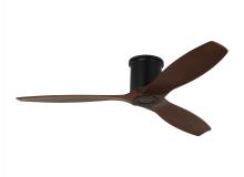 VC Monte Carlo Fans 3CNHSM52MBK - Collins 52-inch indoor/outdoor smart hugger ceiling fan in midnight black finish