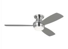 VC Monte Carlo Fans 3IKR52BSD - Ikon 52" Dimmable Integrated LED Indoor Brushed Steel Hugger Ceiling Fan with Light Kit